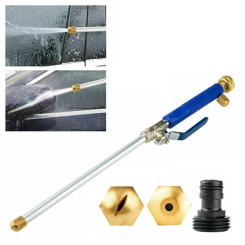 High Pressure Water Gun Car Washing Garden Cleaning Wand Nozzle Wand Attachment Portable Water Sprayer Accessories