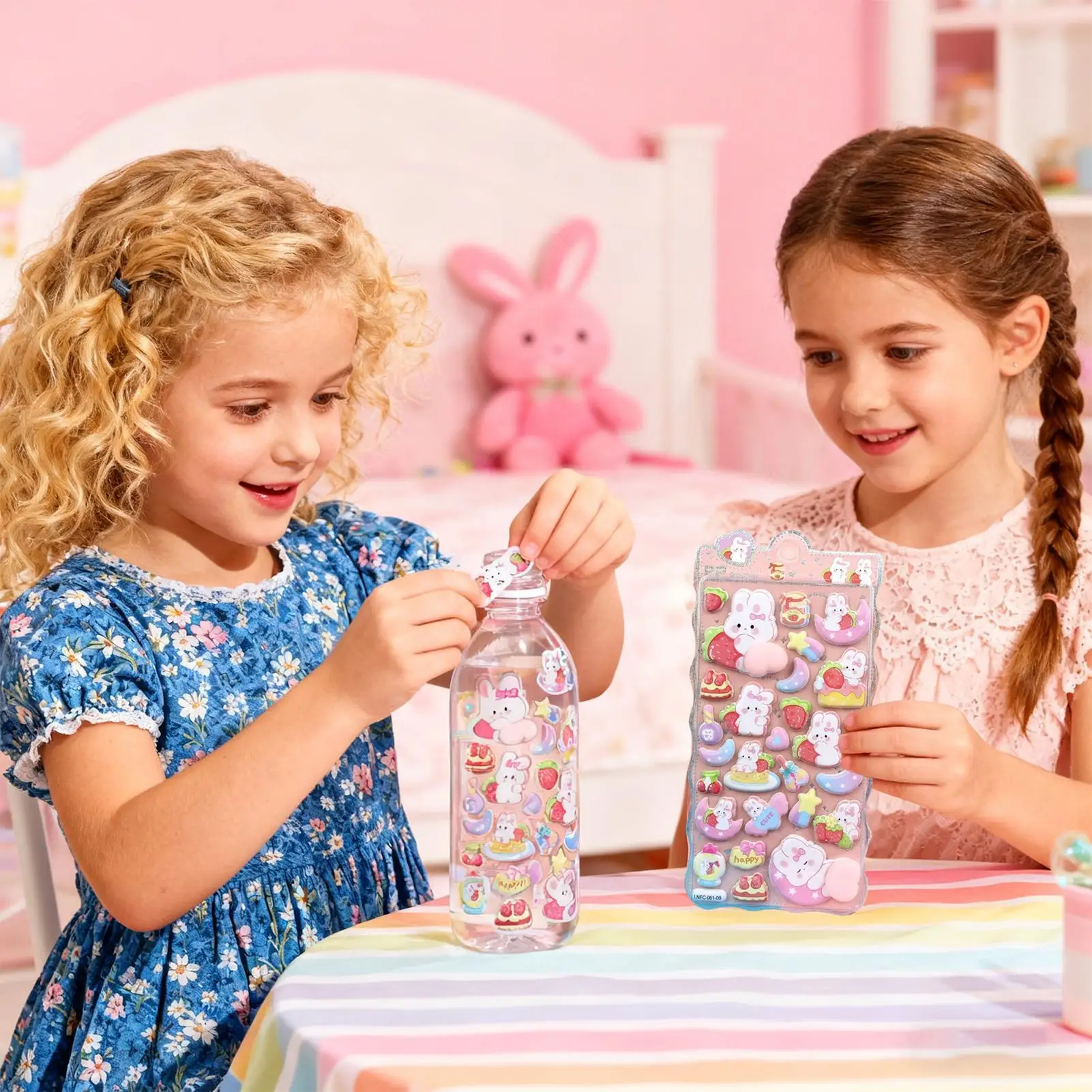 

Stickers 3D Cute Decorations Animal Stickers 2 Sheet Journaling Decals For Scrapbooking Phone Case Notebook Laptop Craft Kids