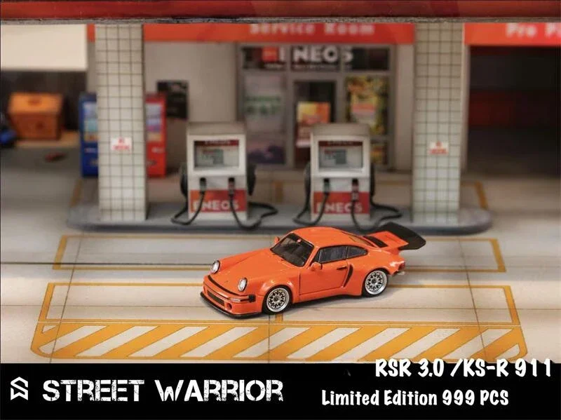 

SW 1:64 RSR 3.0 KS-R 911 Orange limited999 Diecast Model Car