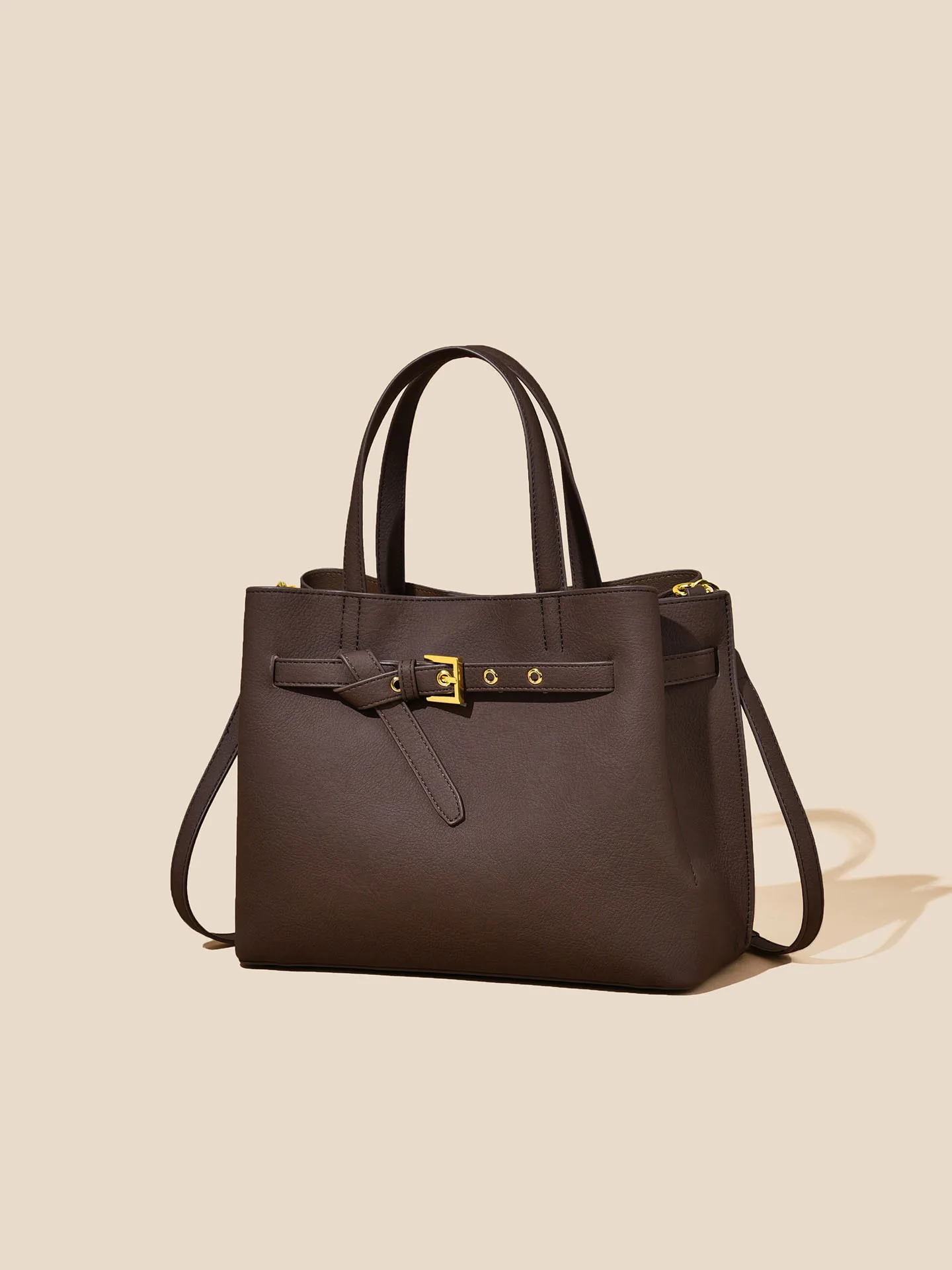 

New large capacity tote bag with commuting temperament, soft leather high-end feel, hand-held crossbody bag