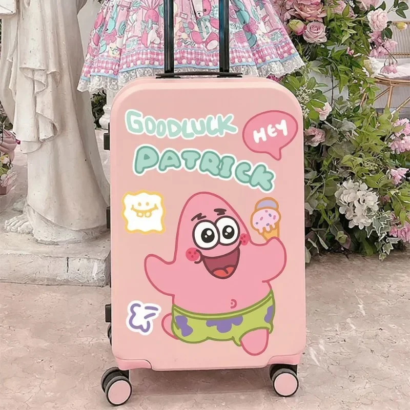 Cartoon Cute SpongeBob SquarePants Patrick Star Luggage Sticker Suitcase Car DIY Decorative Sticker Waterproof Wholesale