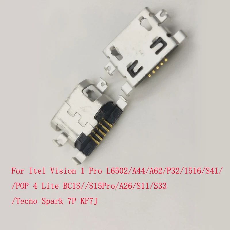 Conector de carga USB para Itel P32 S41 A26 S33 S15 Pro A44 A62 Tecno Spark 7P POP 4 Lite KF7J BC1S, 5-50 unidades