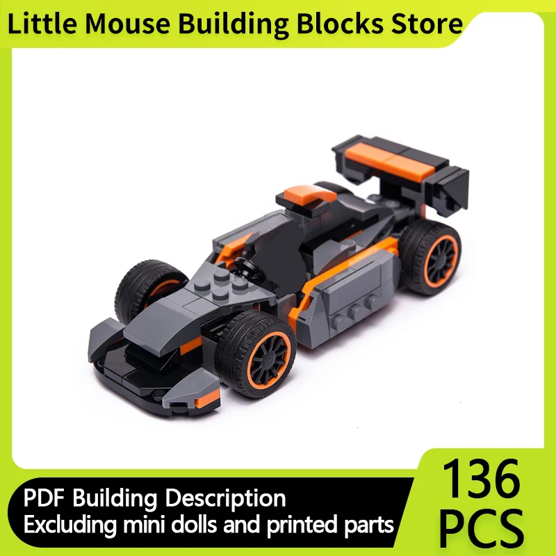 

Speed Champion City Car Model MOC Building Bricks F1 Formula Racing Modular Technology Gifts Holiday Assemble Children Toys Suit