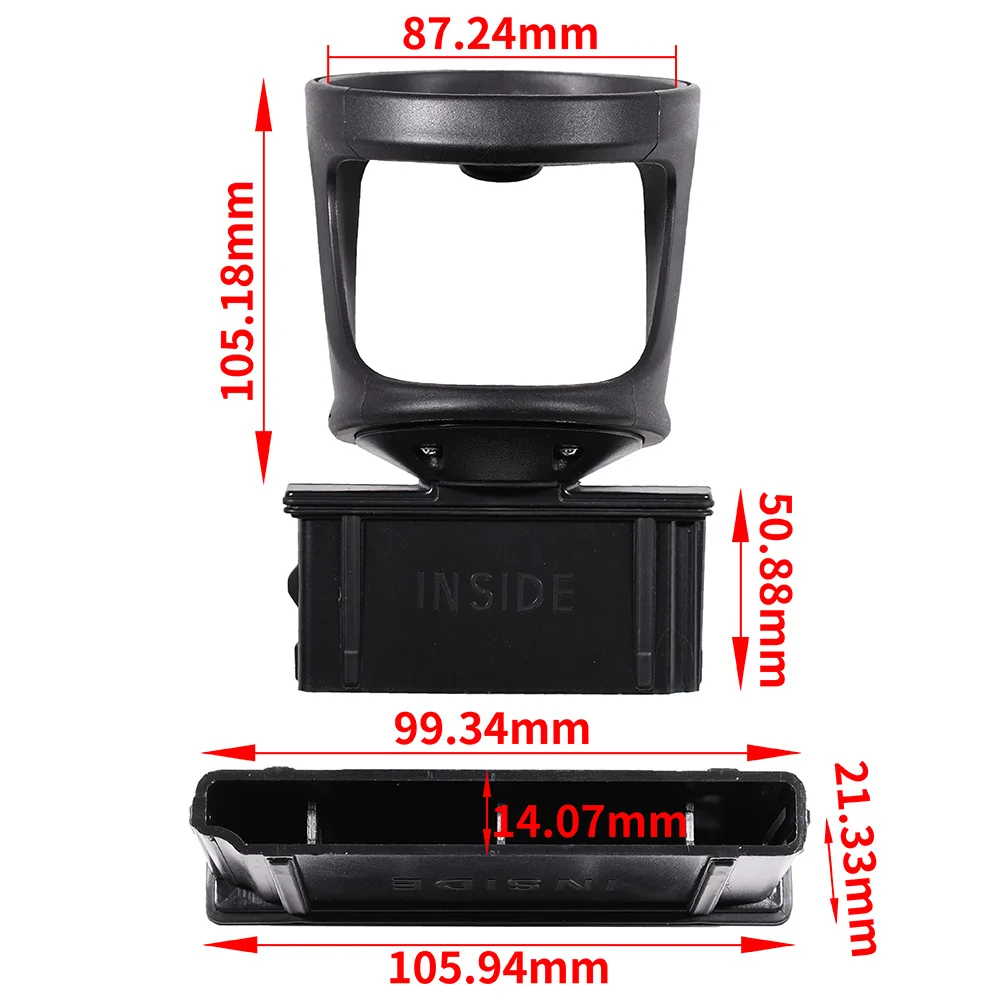 A4478101400 For Mercedes Benz W447 Vito V Class 2015-2020 Cup Holder Beverage Holder Rear 3rd Row Cup Holder