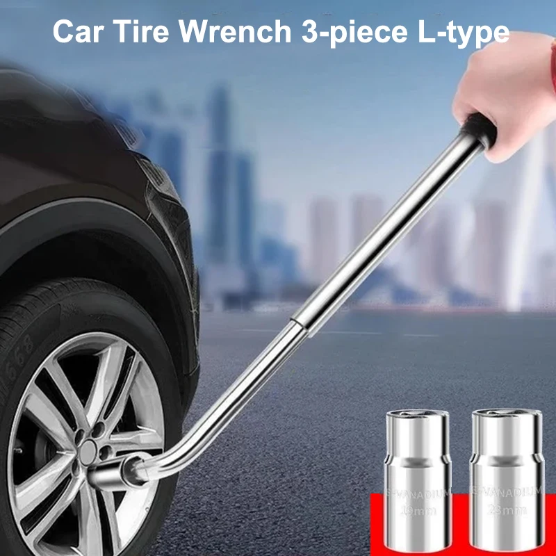 

Удлиненный ключ для автомобильных шин, инструмент для снятия и замены шин, экономящий силы удлиненный торцевой ключ, инструмент для снятия шин при авторемонте