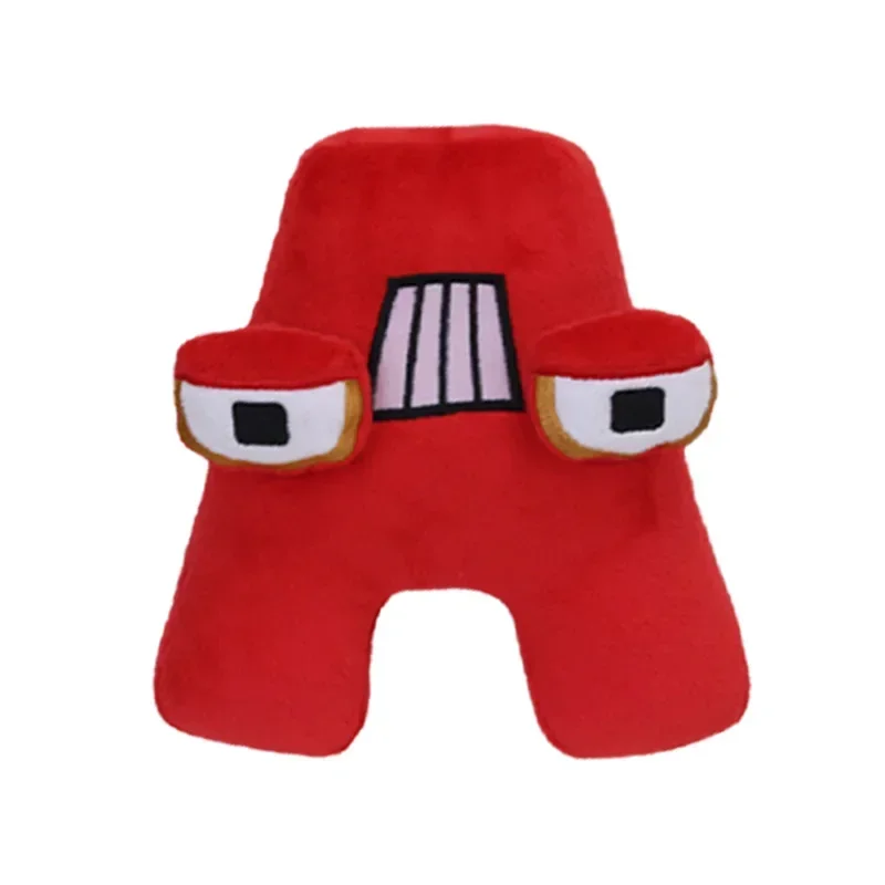 

English Plus Letters Stuffed Toys Kids Enlightenment Montessori Plush Toy Doll Gifts Alphabet Lore Plush Toys Anime Doll Kawaii