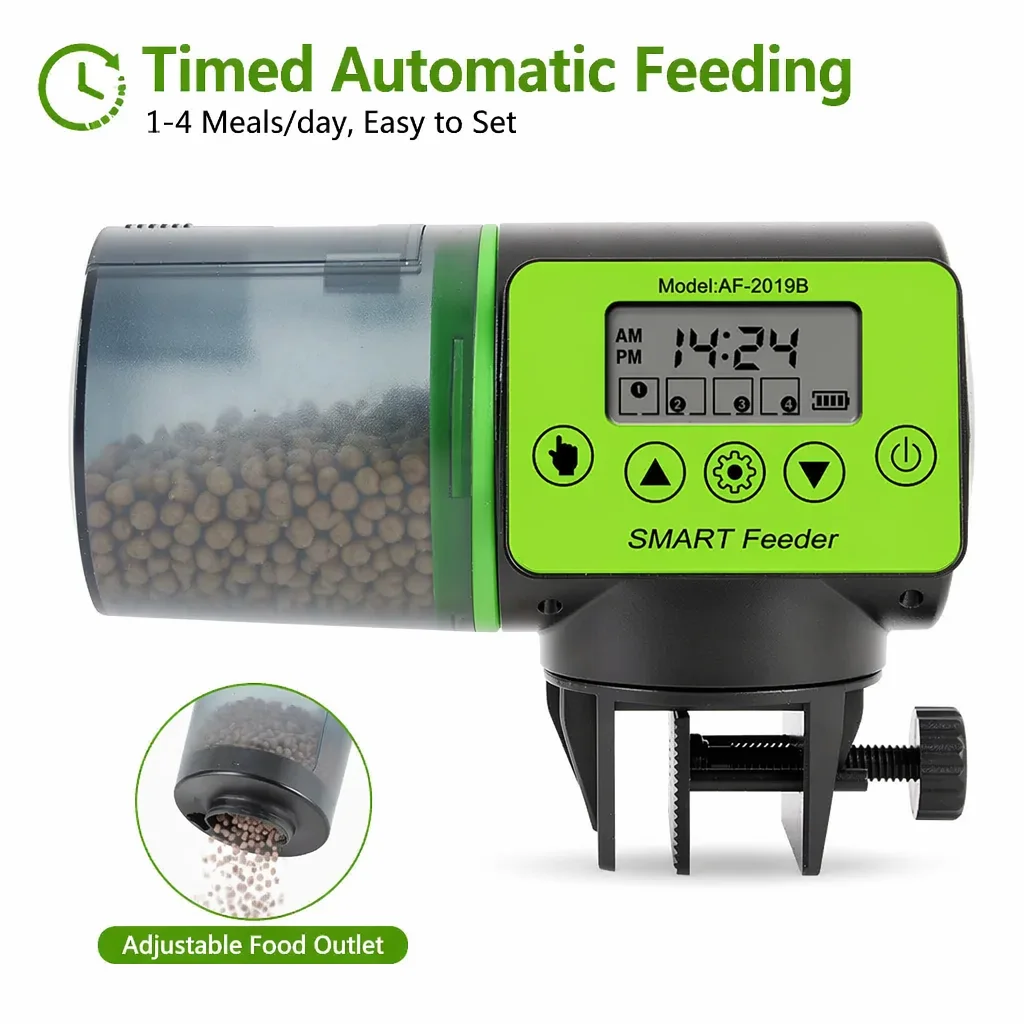 Fishing Line Dispenser - Distributore Automatico di Cibo per Pesci,