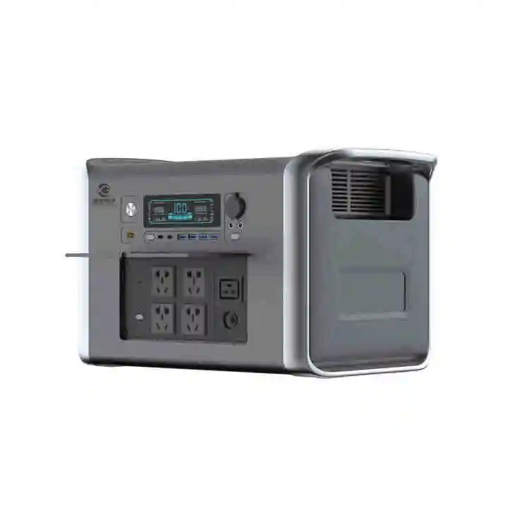 Portable 2600W Solar Power Bank Quick Charge 2500Wh Portable Power Supply with 640000mAh Battery System for Outdoor Use