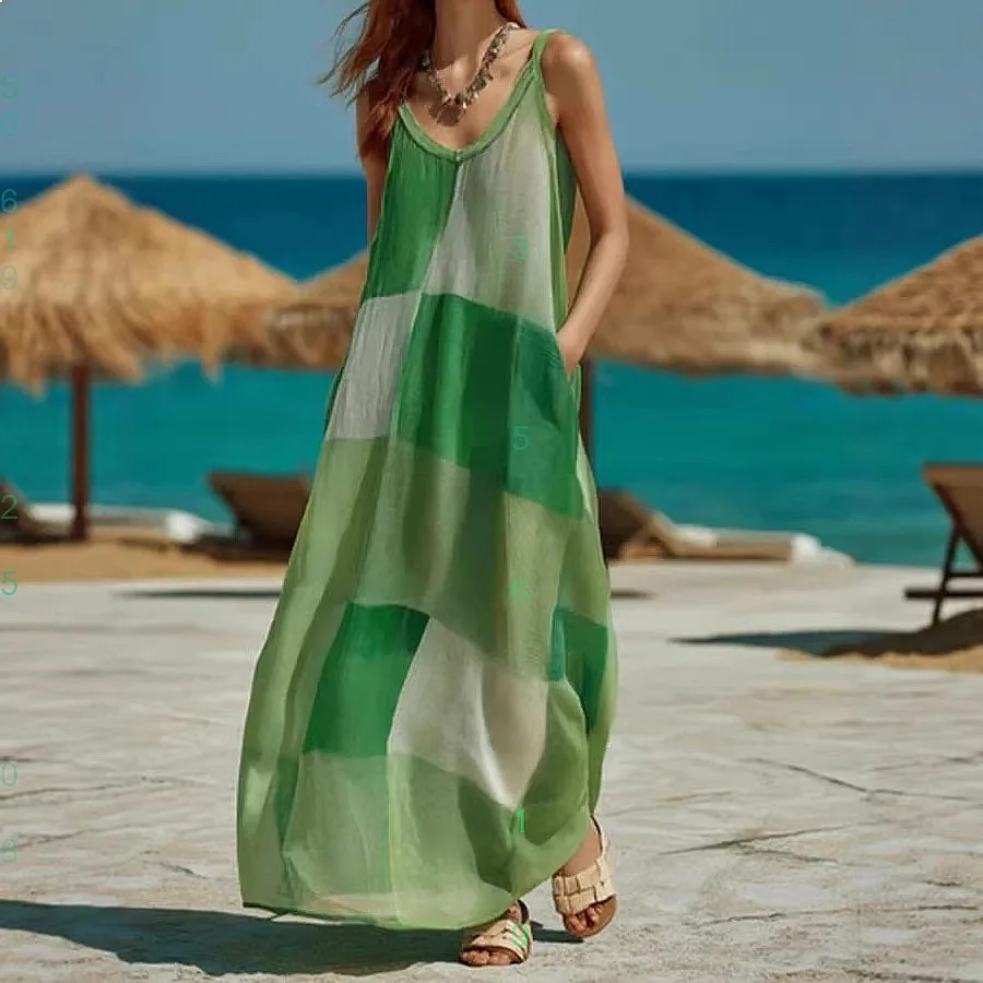 

Women's Sleeveless Round Neck Summer Dress Long Dresses Floral Print Casual Jumpsuit Playsuit Matching Set