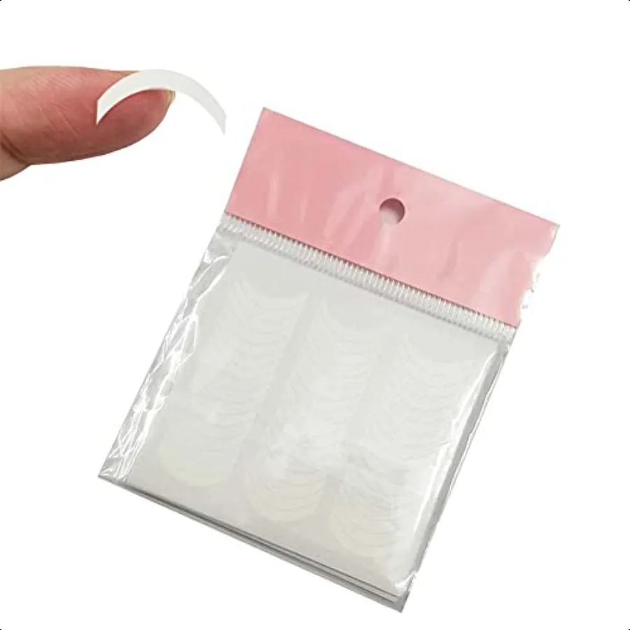 

576 шт., 12 листов, самоклеящиеся наклейки для французских ногтей, трафареты, маникюрные кончики ногтей, руководство по линии улыбки для женщин и девочек, форма луны, дези