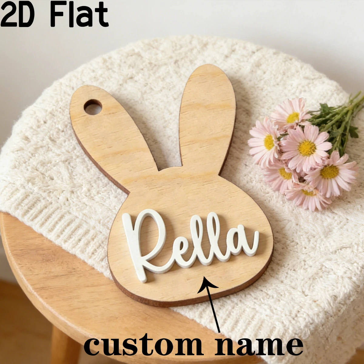 1Pc Custom Cute Animal Rabbit  - Baby Nursery Office recension och pris