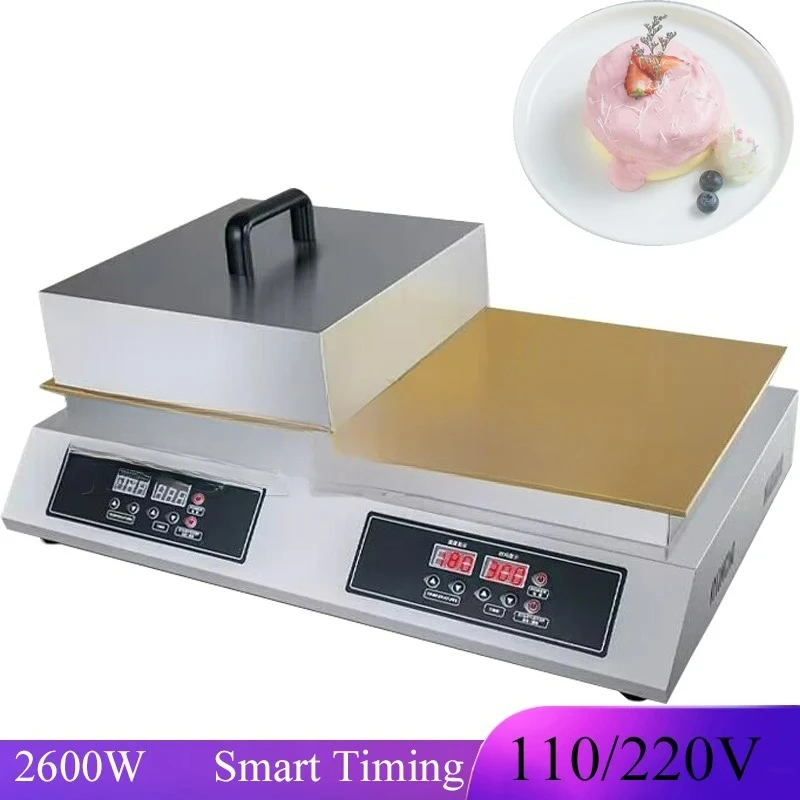 

Customizable 110/220V Fluffy Japanese Souffle Pancakes Maker Double Head Snacks Machine