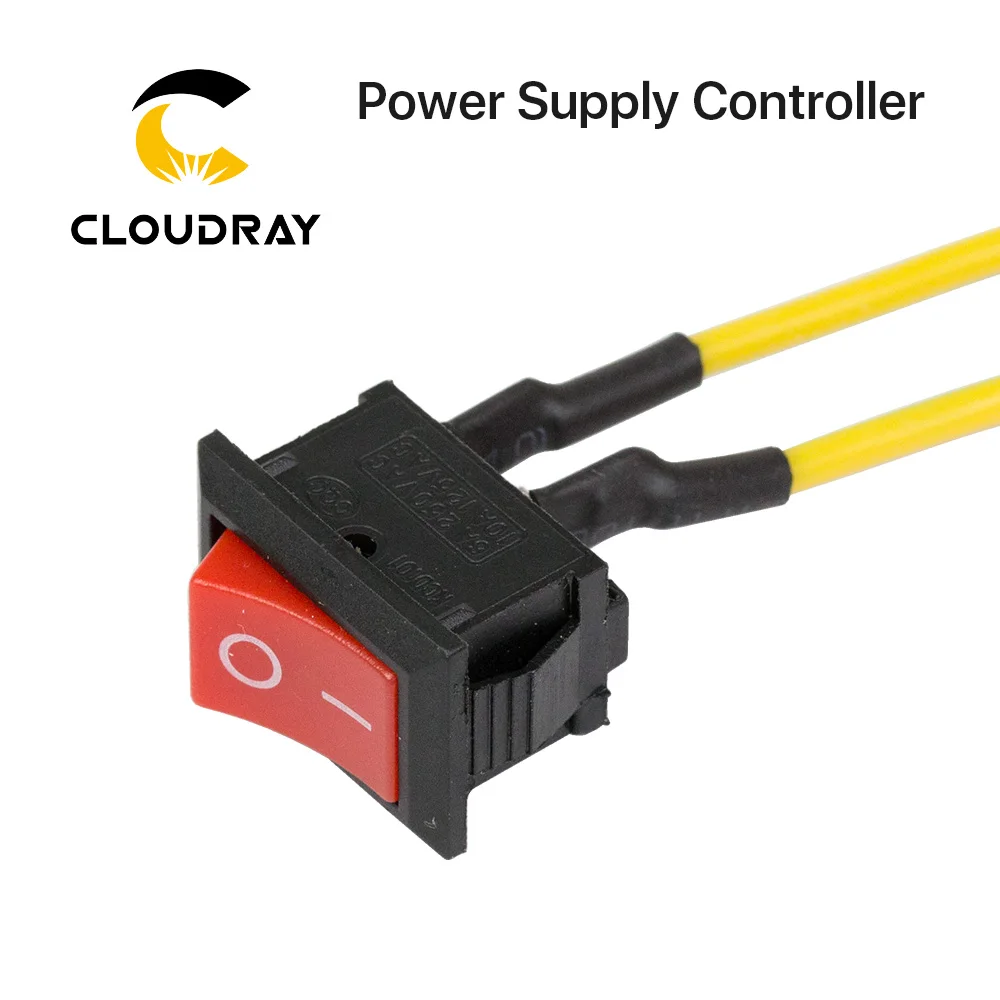 O ajustador ajustável do resistor com botão e interruptor, ajusta o poder testar a fonte de alimentação para a máquina do laser do CO2