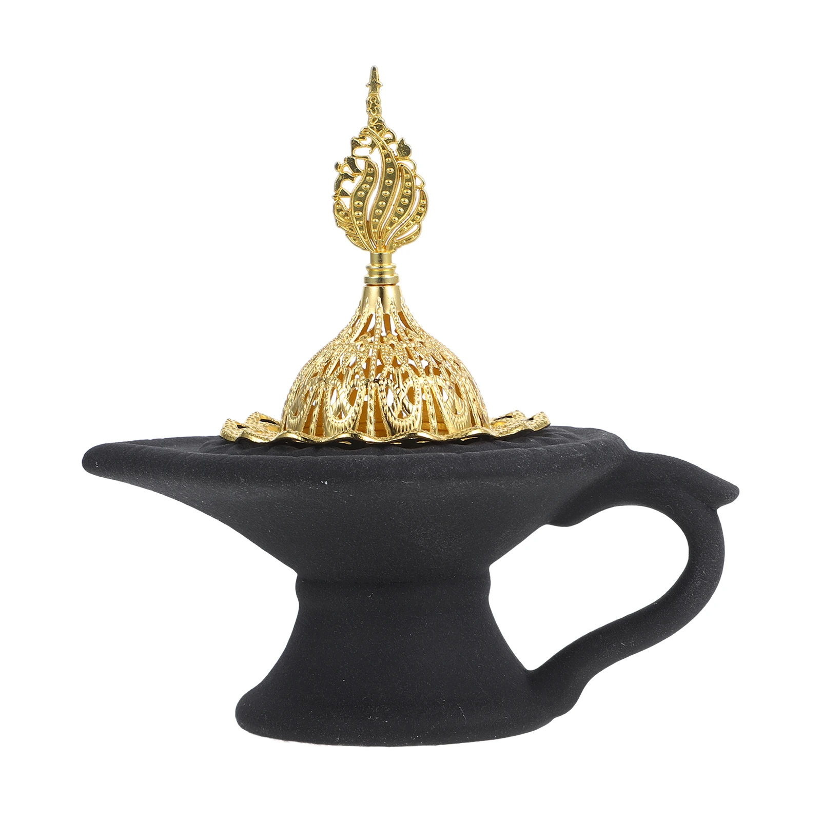

Incense Candlestick Bukhoor Burner Bakhoor Charcoal Metal Decorative Censer Dad