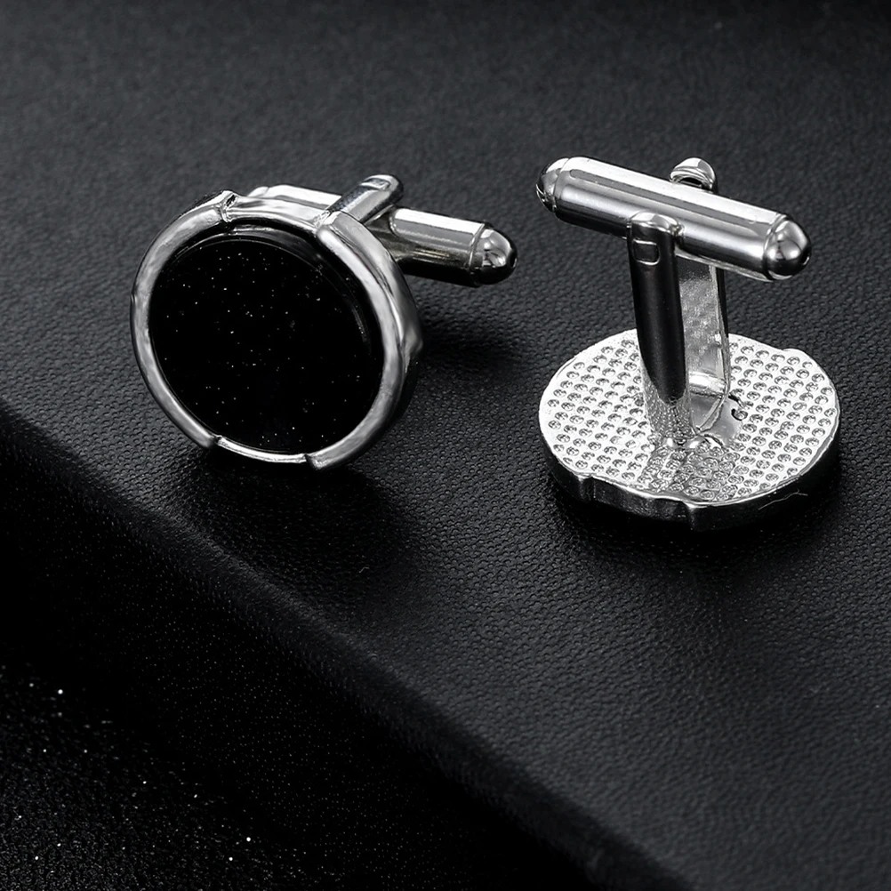 

Men Shirt Cuff Links Strip French Cuff Round Alloy Fashion French Dress Shirts Unique Mens Jewelry Accessories
