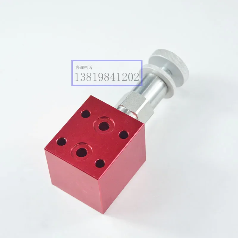 Hydraulic pressure regulating RV10-00 direct-acting large handle threaded plug-in overflow valve