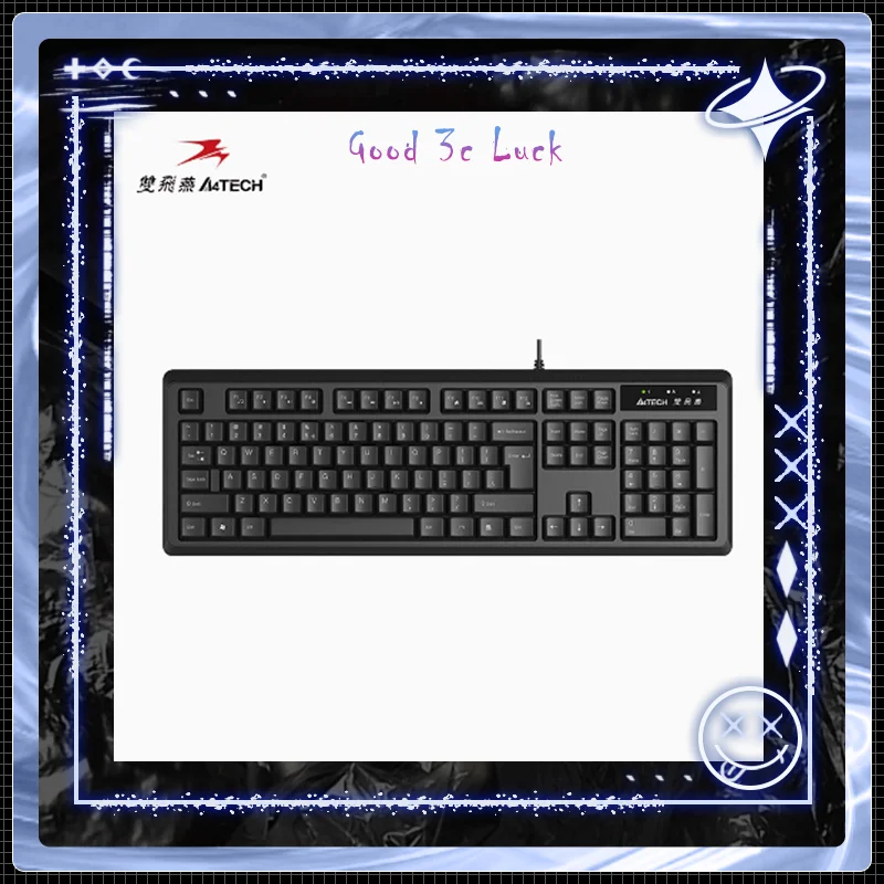 A4tech KR-92 Проводная тонкопленочная клавиатура 104 клавиши Стандартная клавиатура с эргономичной поддержкой Компьютерные аксессуары для офисных игр