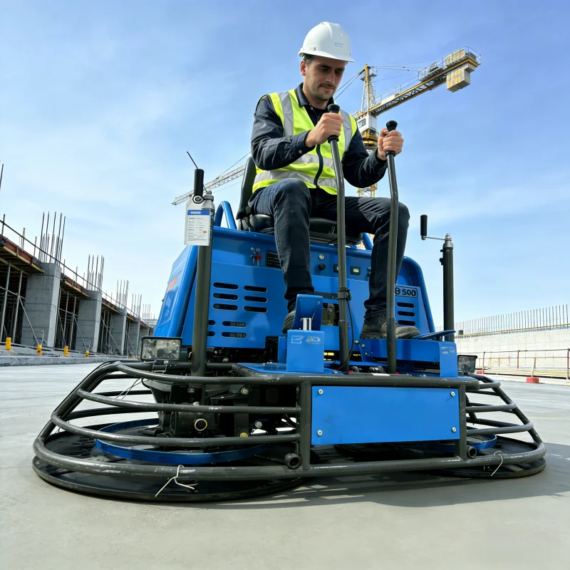 36 Inch Double Disc Ride On Power Trowel Edging Smoothing Concrete Troweling Construction Machine