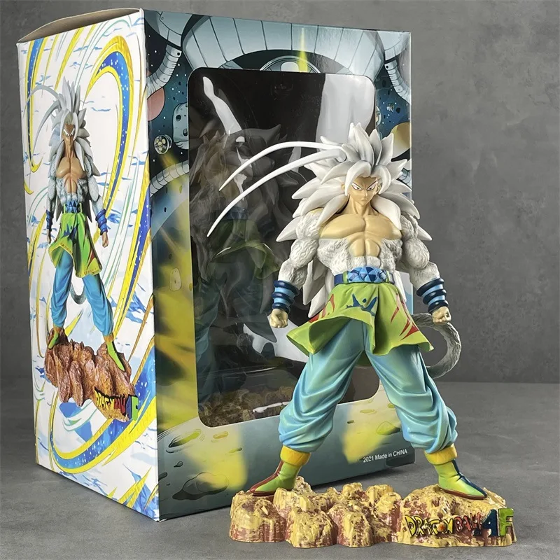 25cm White Hair New Form Anime Dragon Ball Z Action Figure Super Saiyan Goku Vegeta High Quality Model Ornaments Collectible Toy