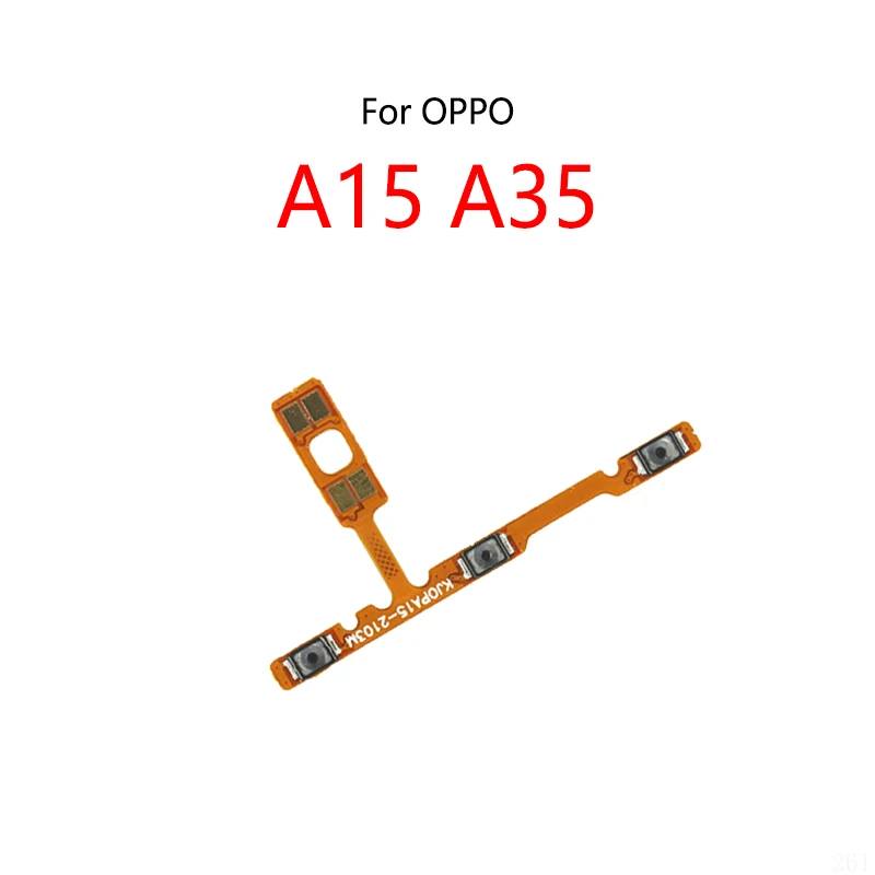 Power Button Switch Volume Mute Button On / Off Flex Cable For OPPO A15 A35