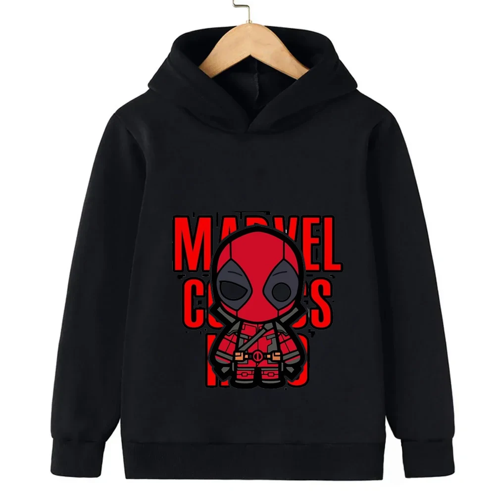 Children Hoodies Superhero Kids Pullover Hulk Spider Black Widow Casual Clothes Anime Kid Girl Boy Cartoons Top Sweatshirts