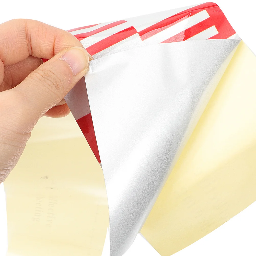 

2pcs Pool Water Level Ruler Indicator Gauge Monitor Scale Sticker Reflective Film Red