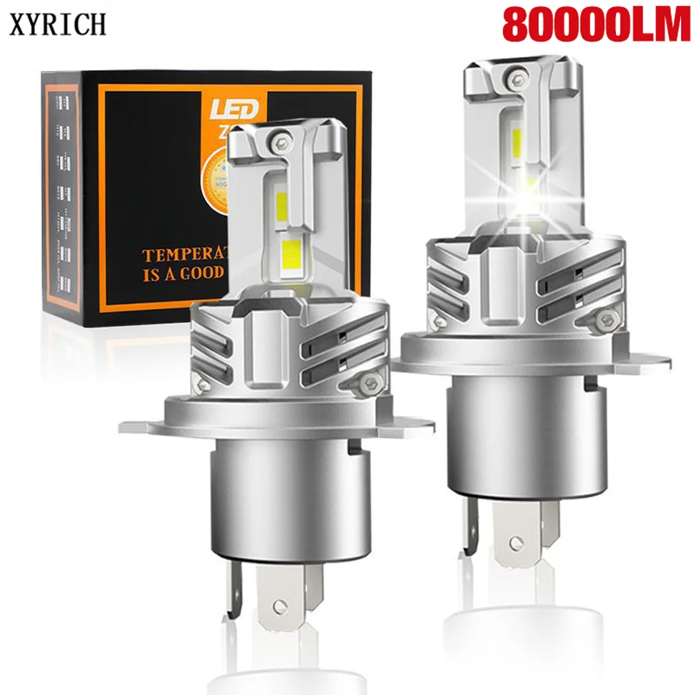 

80000LM H4 LED Headlight H8 H9 H11 H7 9005 HB3 9006 HB4 9012 HIR2 CSP 150W Car Headlamp Auto Diode Lamps 6500K White 12V