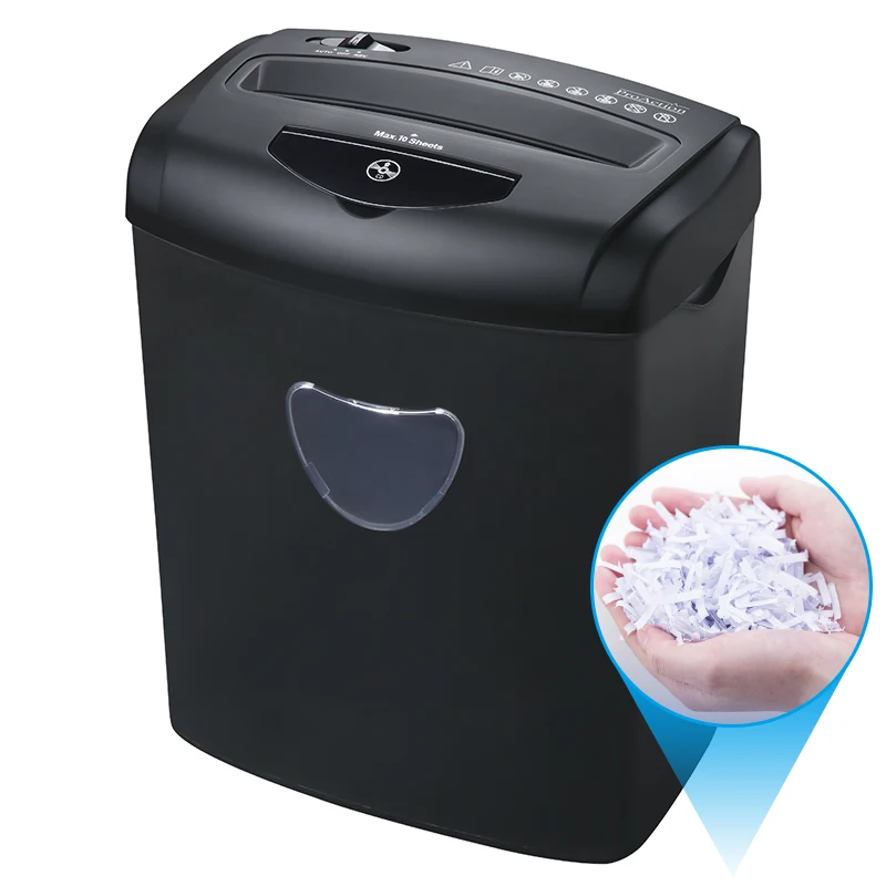 CD218P 12 Sheets 70G Office Cross-Cut  Paper Shredder with 21L Bin Electric Shredder For Home & Office Paper Shredder Machine