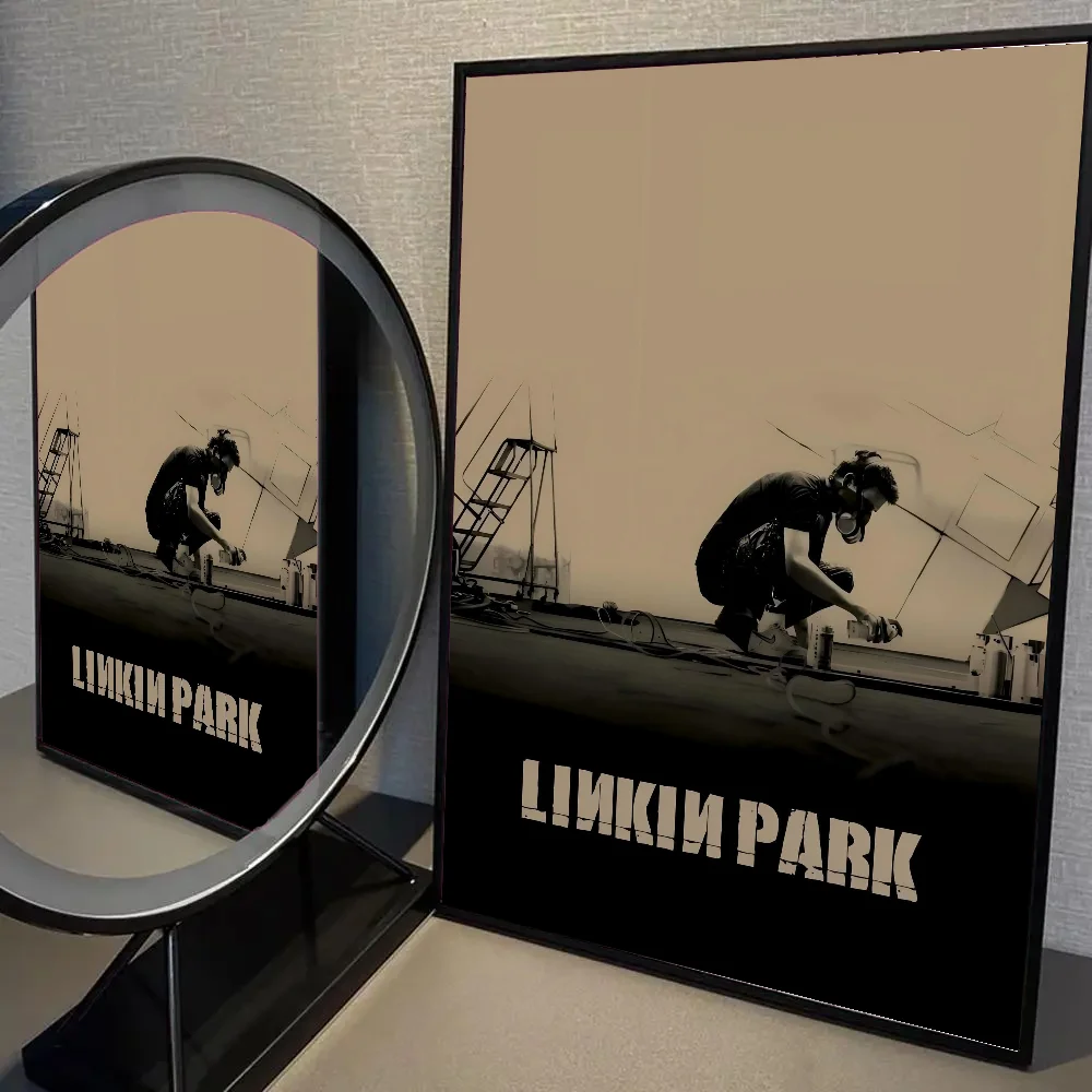 L-Linkins روك باند بارك ملصق HD الملصقات غرفة المنزل مقهى ديكور الفن طلاء جدران الصورة #6