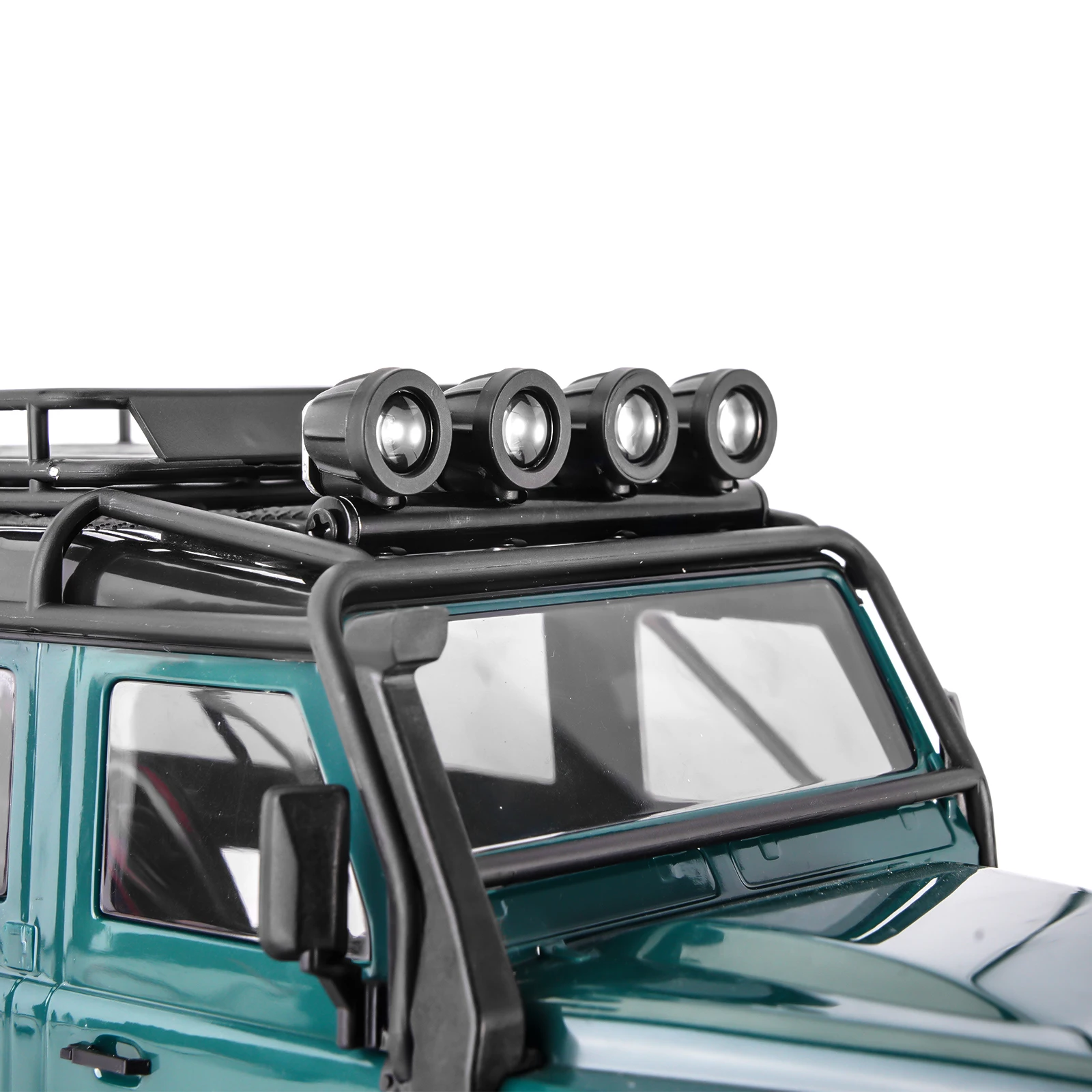 Round Square Spotlights Roof Light 62MM for 1/18 RC Crawler TRX4M Defender Upgrade (4M-31)