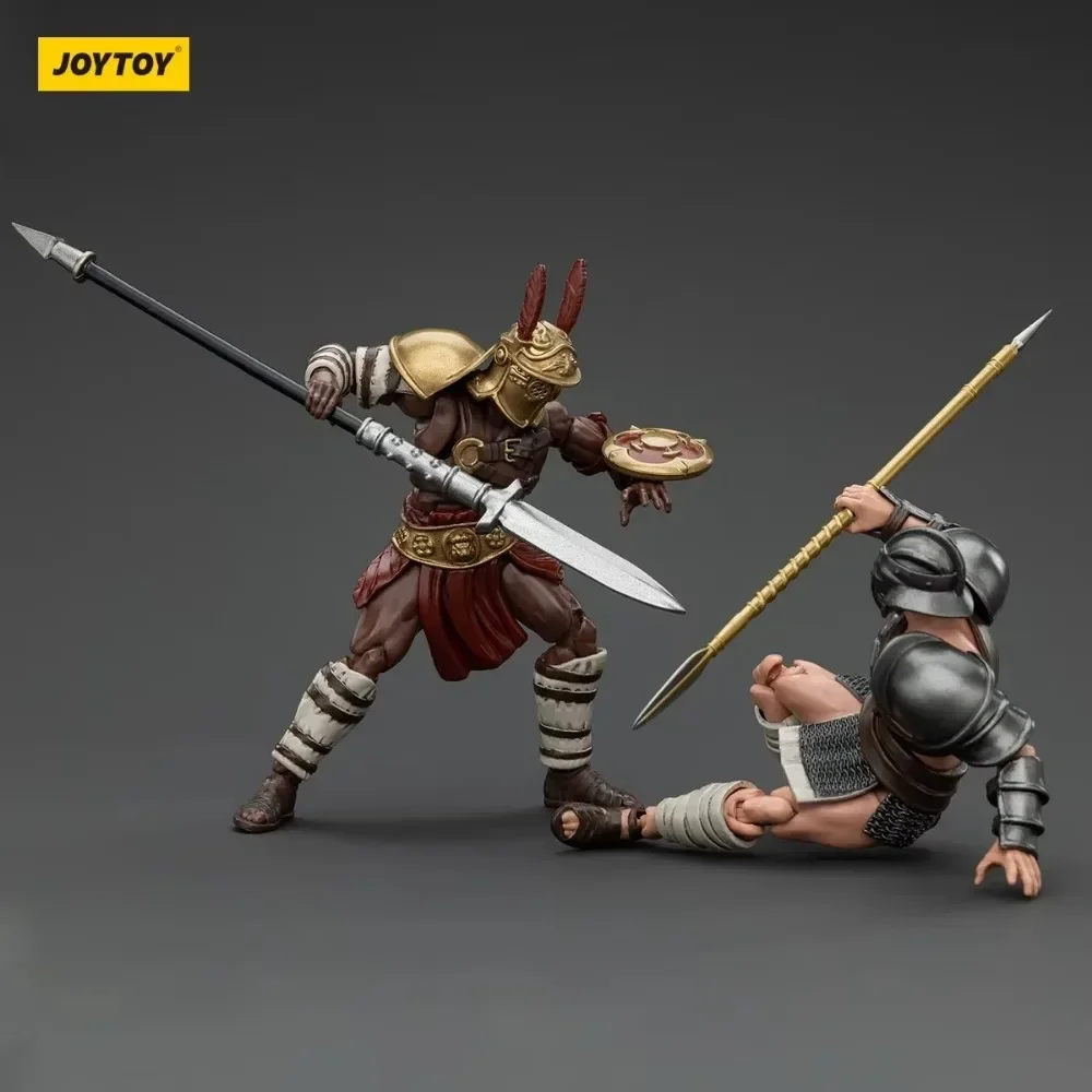 Joytoy gladiador romano griffon figura gladiador murmillo tesoura hoplomachus coleção figuras de ação anime estatueta brinquedos 1/18