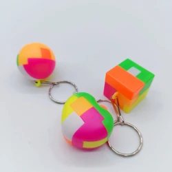 3D Puzzle Luban Lock Keychain Game, Cubo Mágico, Inteligência, Crianças, Brinquedos Educativos, Adulto, Stress Resistance, Montan Montan