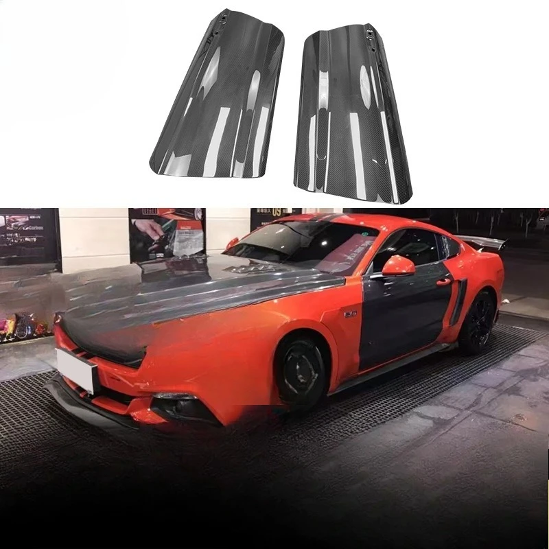 Suitable for Ford Mustang, Carbon Fiber Door Side Surround Door Panel, Modified Auto Parts