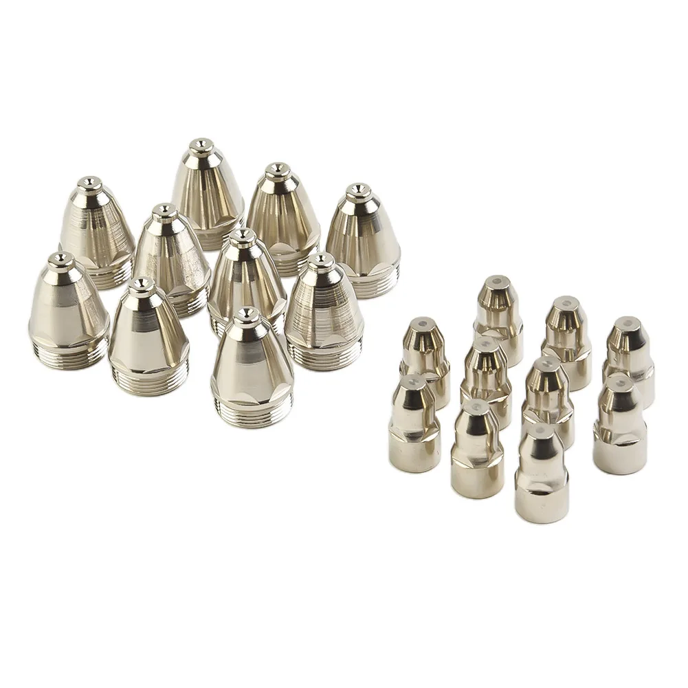 Ugello punta elettrodo P80 Plasma 60A 80A accessori taglio parti torcia ricambio 100A 20 pezzi 40A strumenti pratici