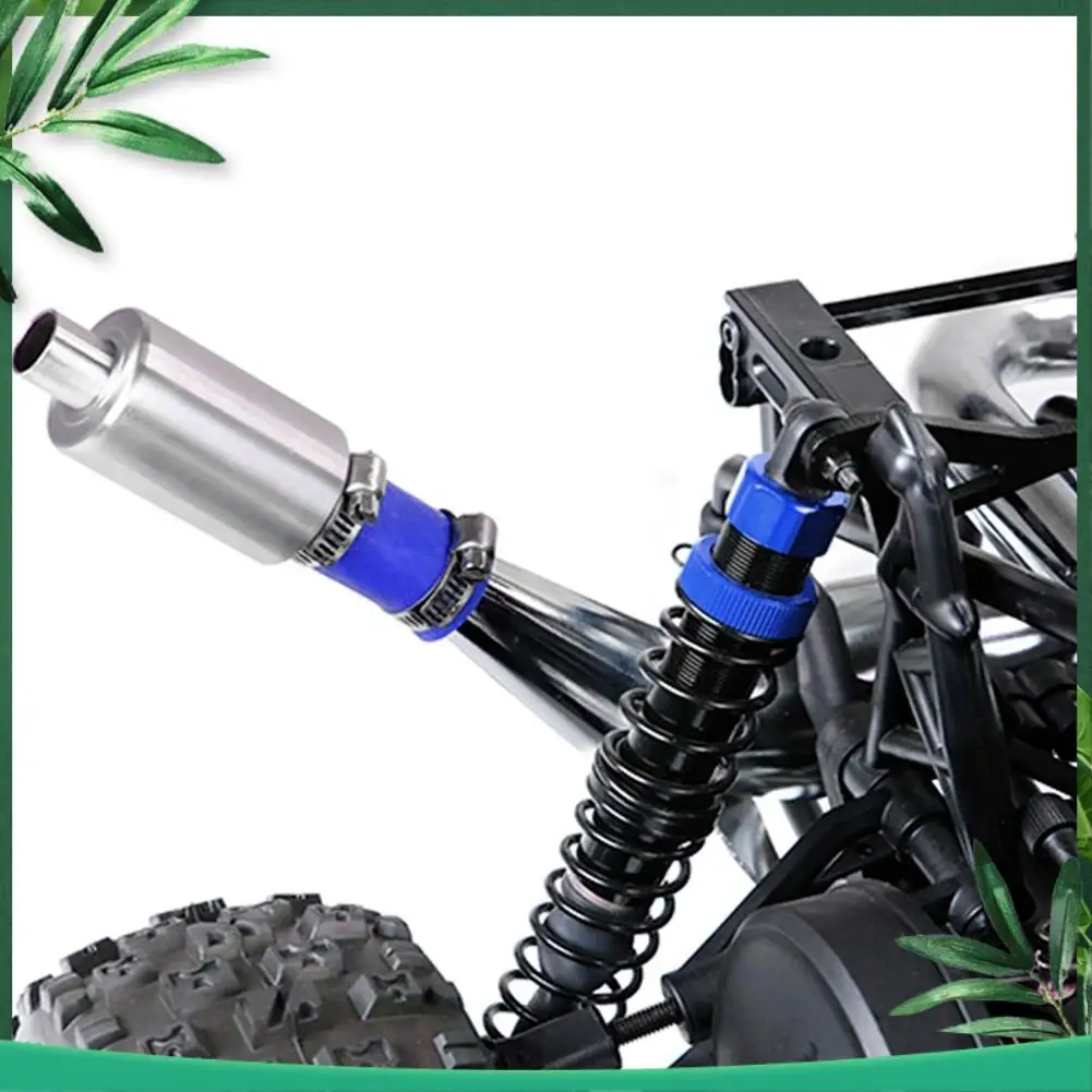 (NEU) Neuer Auspuff-Abgestimmter Rohrschalldämpfer für 1/5 HPI KM Rovan Baja 5B 5T 5SC 5SS Rc Bootsteile Rc Bootsschalldämpfer