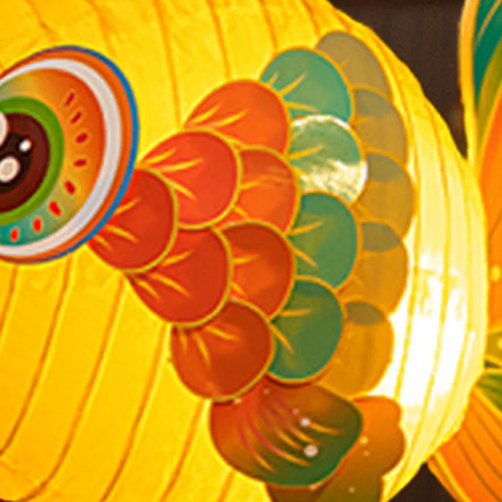 

Fish-Shaped Mid-Autumn Festival Fish Lantern Handmade with Led Light Handheld Fish Lantern Blessings Good Luck