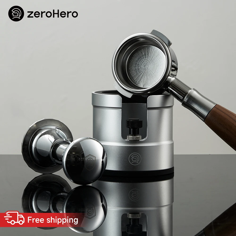 zeroHero Espresso Tamper Station 58mm Anodized Aluminum for Home Barista Coffee Portafilter Grinder Tools Professional Kit Xxxx