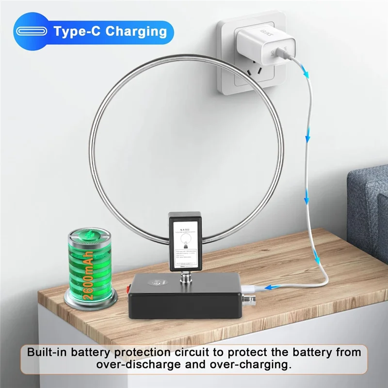 

Y45A- Shortwave Radio Antenna GA800 Active Loop 10Khz-159Mhz For Indoor Outdoor Ham Radio SW MW SSB