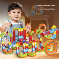 New Educational Assembled Train Track Set Children's Gifts Birthday Gifts Holiday Gifts Non-remote Control Rail Car Gift Box