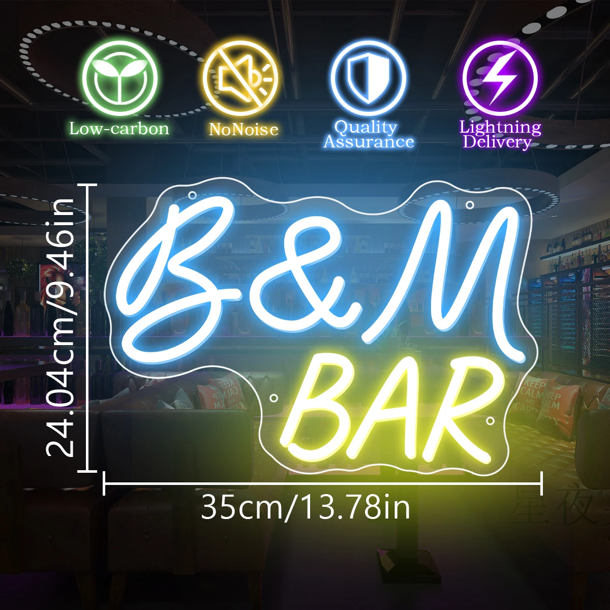 Bar Neon Custom designed for beach bar nightclub shop signboard party set the mood to make the store more attractive