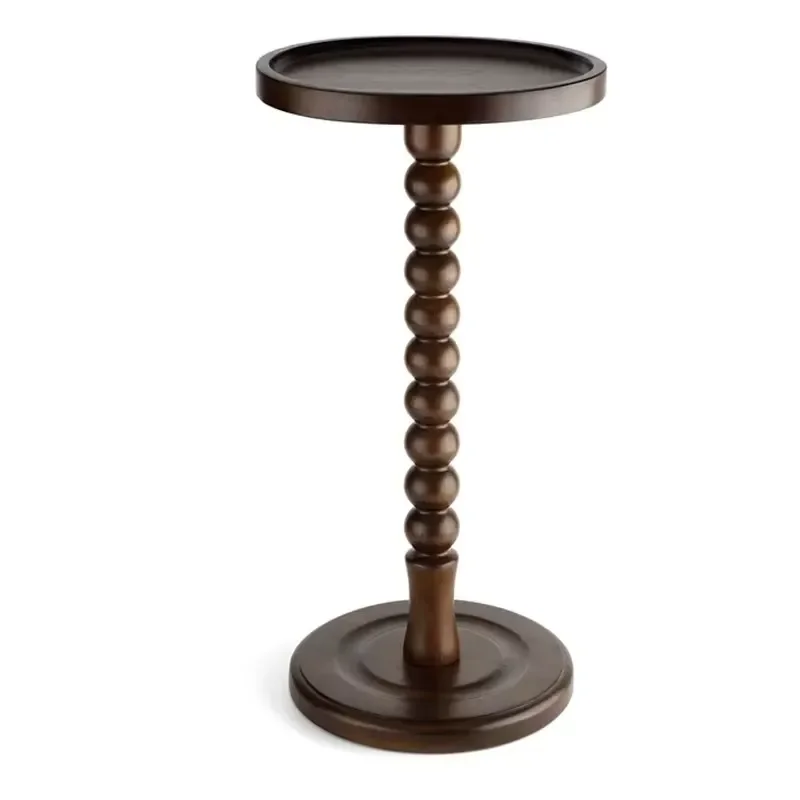 for Mid-Century Solid Wood Oval Side Table Movable Plant Stand Multi-Use As Coffee Table Nightstand