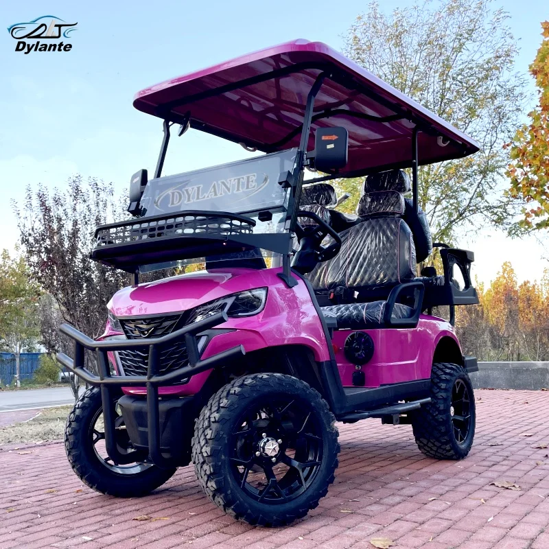 

Лидер продаж, уличная легальная внедорожная электрическая четырехколесная тележка для взрослых, 60 В, 72 В, 4-местная электрическая тележка для гольфа с питанием от солнечной фотоэлектрической панели