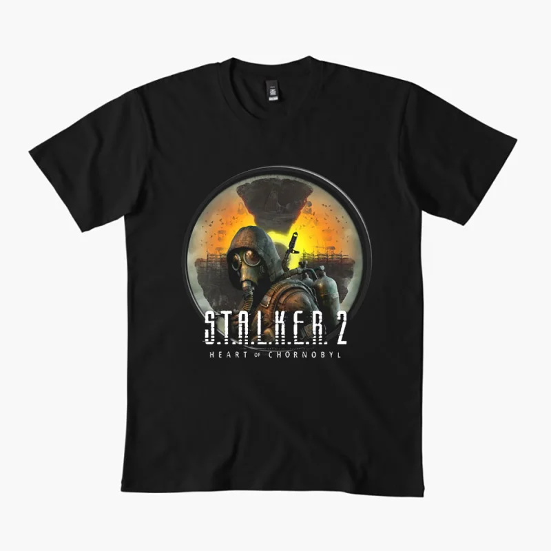 S.T.A.L.K.E.R. 2 Shadow of chernobyl 0401 Danger exclusion zone gift t shirt Video game Stalker Graphic Clothes All size Tops