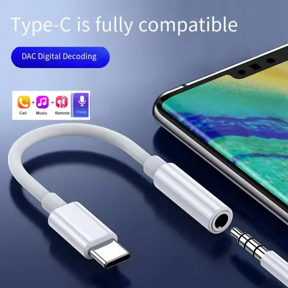 Type C To 3.5Mm Aux…