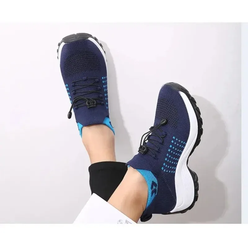 

Fashion Jogging Sock Shoes Youth Girls Trainers Breathable Ladies Platform Non-Slip Light Loafers Outdoor Women Walking Sneakers
