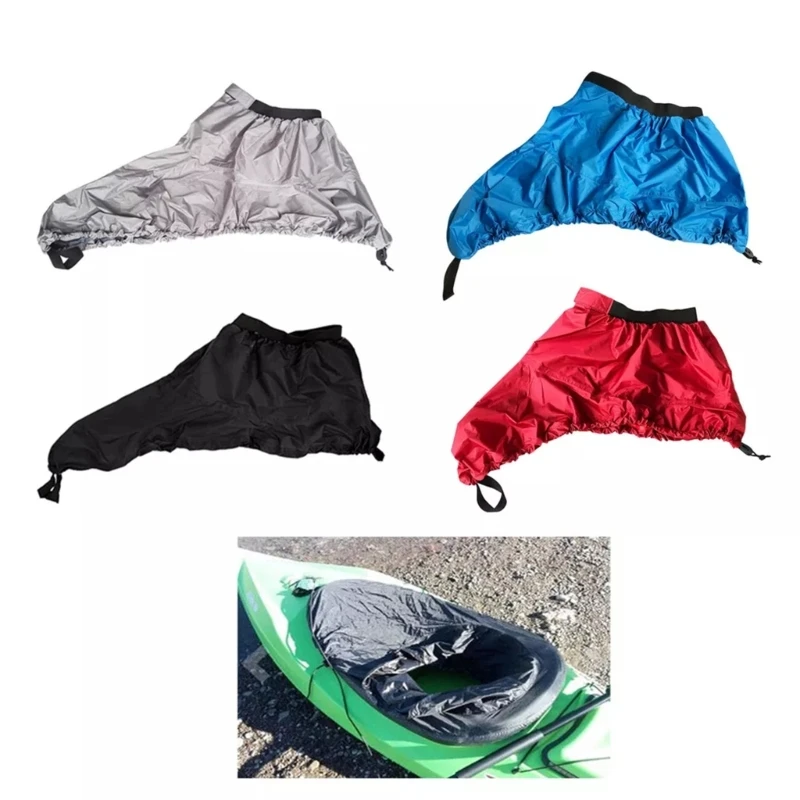 1 unidad de impermeable para Kayak, canoas, barcos, aerosoles, falda de cubierta, cubierta de cabina, antipolvo, falda de aerosol para Kayak, cubierta de cubierta de cubierta de cabina duradera