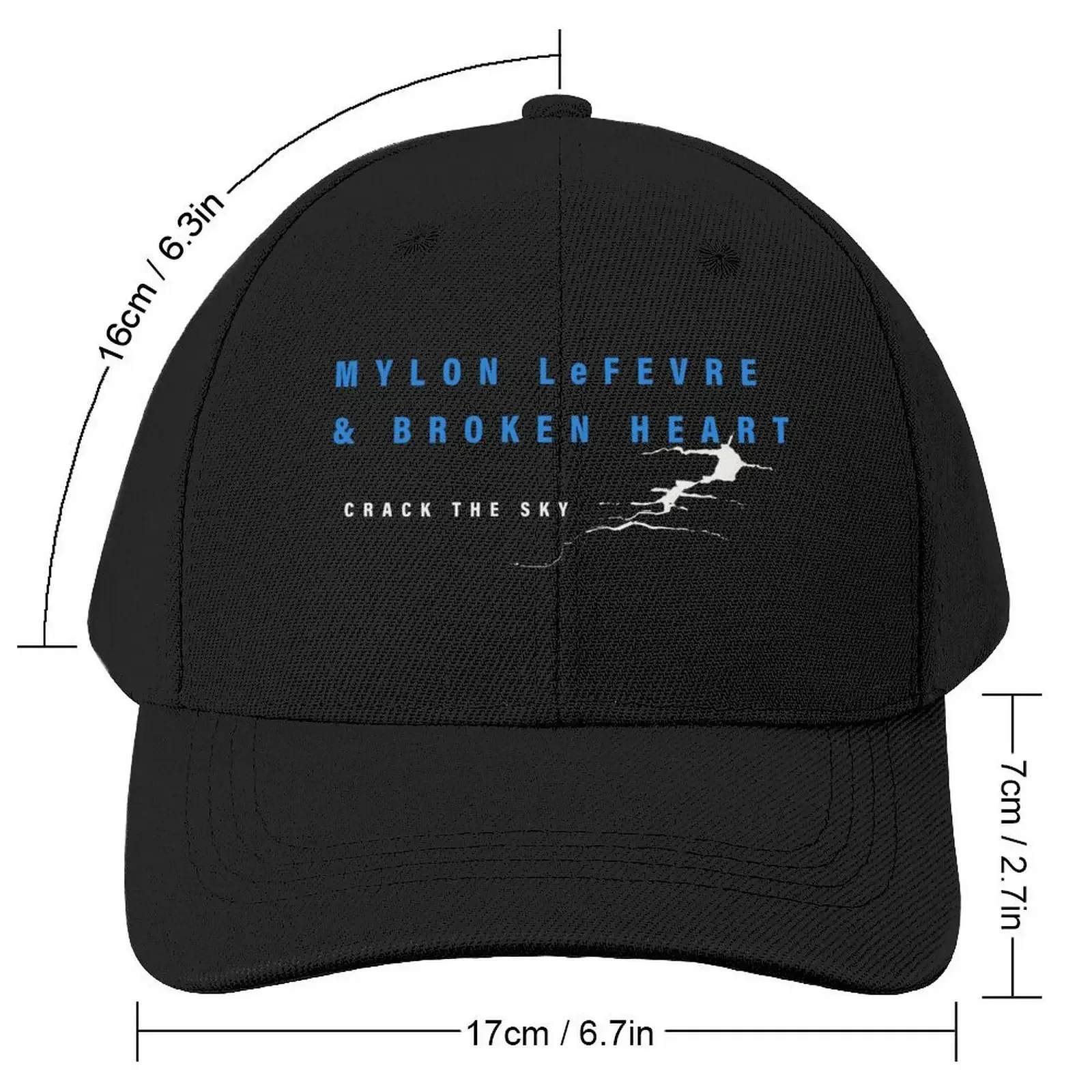 Mylon LeFevre & Broken Heart - Crack the Sky Baseball Cap Brand Man cap party Hat Bobble Hat Women Hats Men's