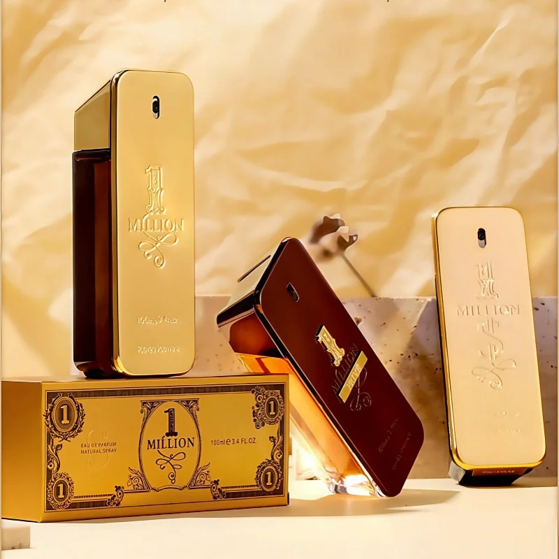 100ml Perfume Golden Million Gold Brick Extrait - Perfume Woody de larga duración para hombres Perfume para hombres Fragancia de oración