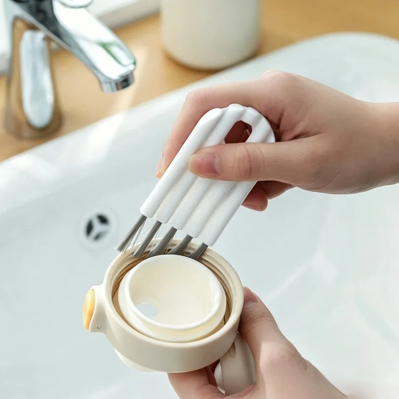 Multifunctional Hard Bristle Gap Brush Crevice Cleaning Tool For Window Tracks Sliding Doors Kitchen Sink Tight Corner Spaces