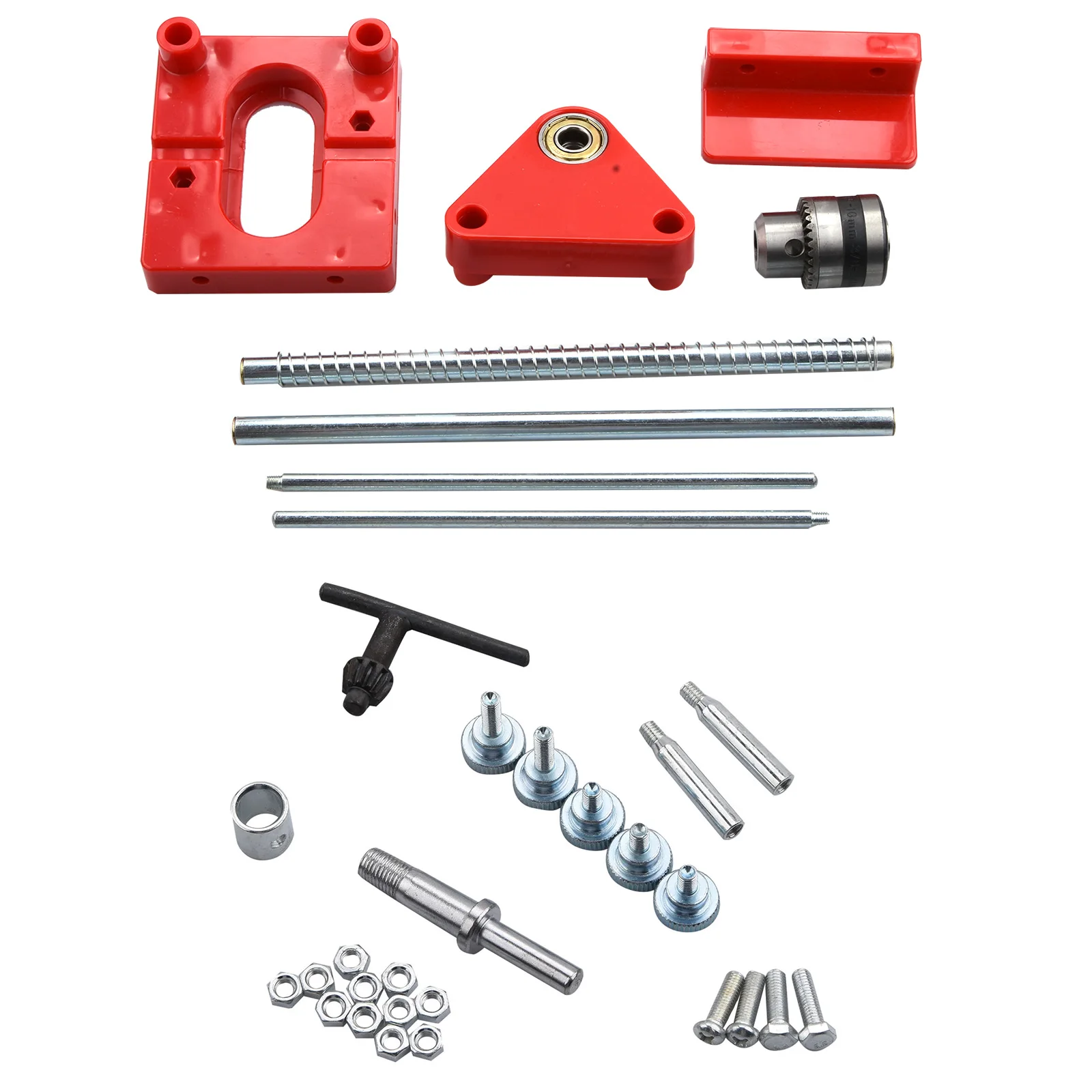 

Alloy Steel Woodworking Drill Guide Locator, Heavy Duty Pocket Hole Jig Cordless Drill Precise Straight Hole Punch Tool